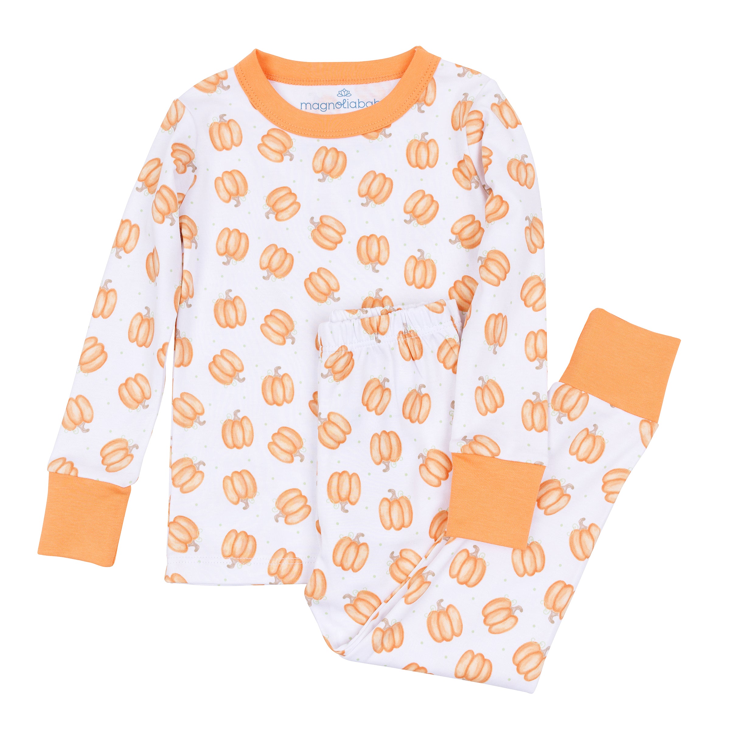 Magnolia Baby Baby Pumpkin Long Pajamas