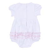 My Little Boo Embroidered Ruffle Bubble