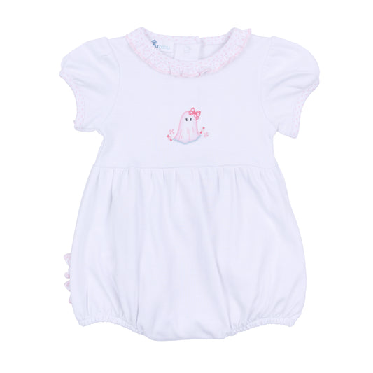 My Little Boo Embroidered Ruffle Bubble