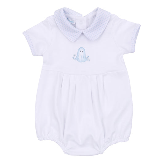 Magnolia Baby Pilgrim Pals Applique Collared Boy Bubble