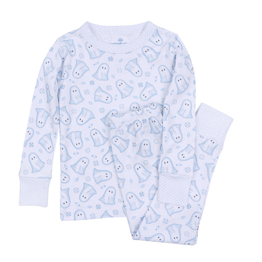 Magnolia Baby My Little Boo Long Pajamas- Blue