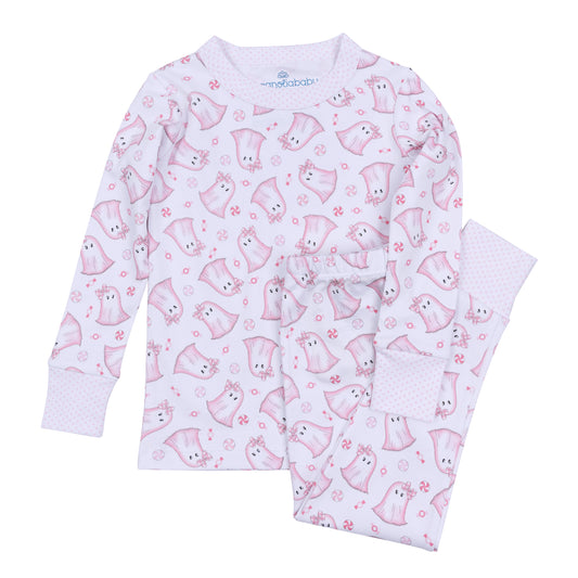 Magnolia Baby My Little Boo Long Pajamas- Pink