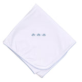 Magnolia Baby Skylar's Classics Embroidered Receiving Blanket