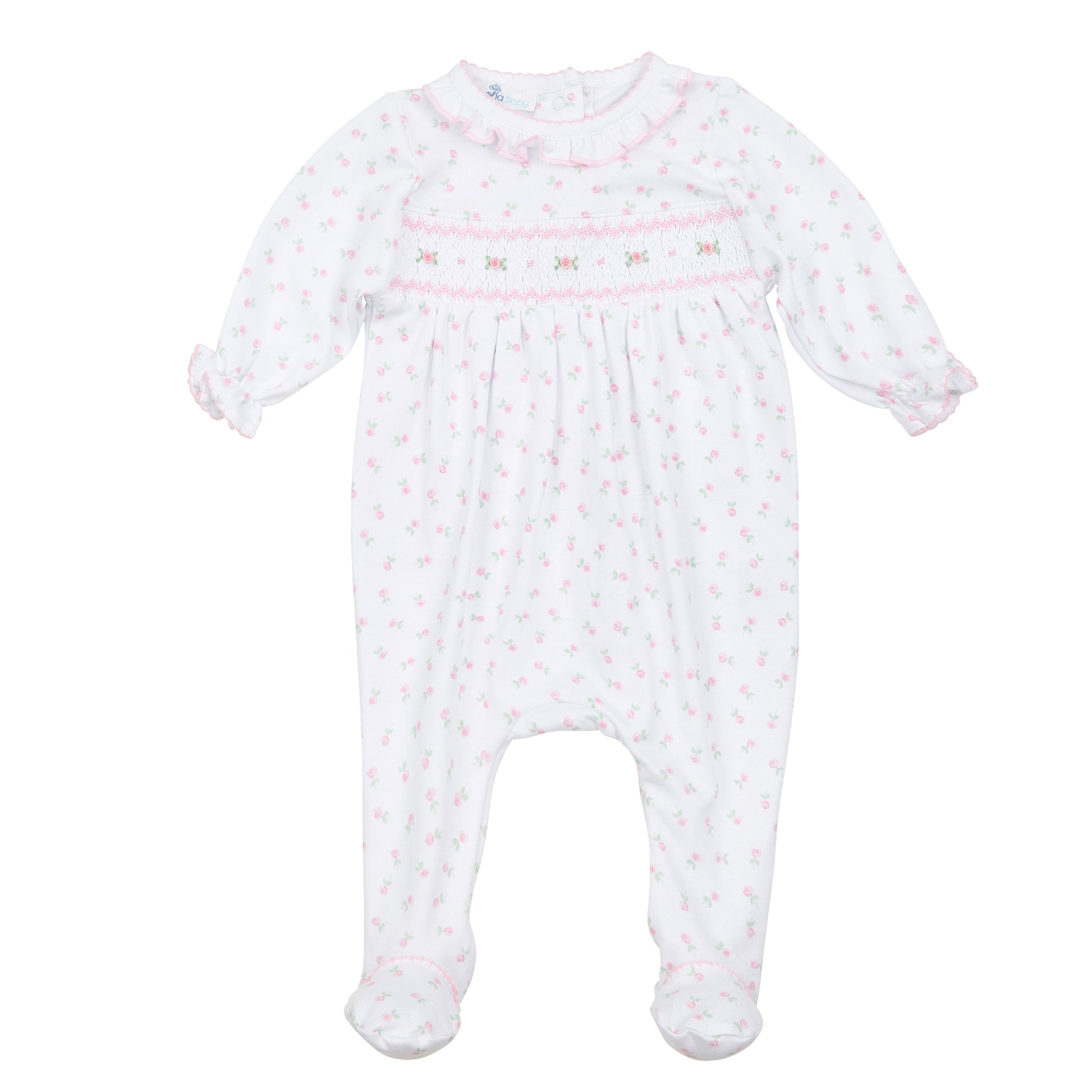 Magnolia Baby Juliette's Classics Smocked Printed Footie