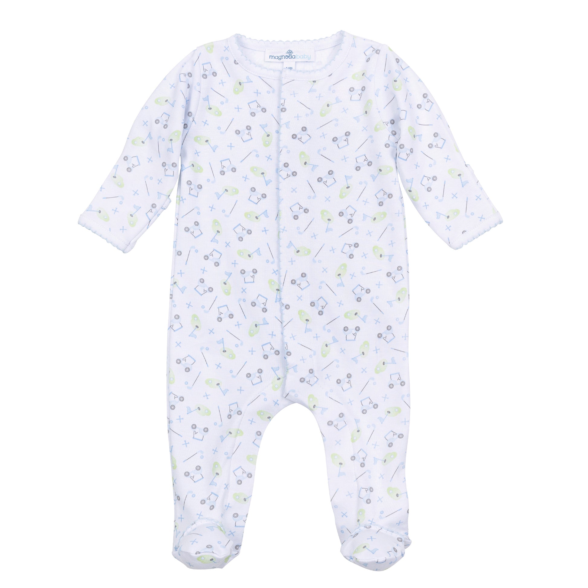 Magnolia Baby Tiny Tee Time Printed Footie