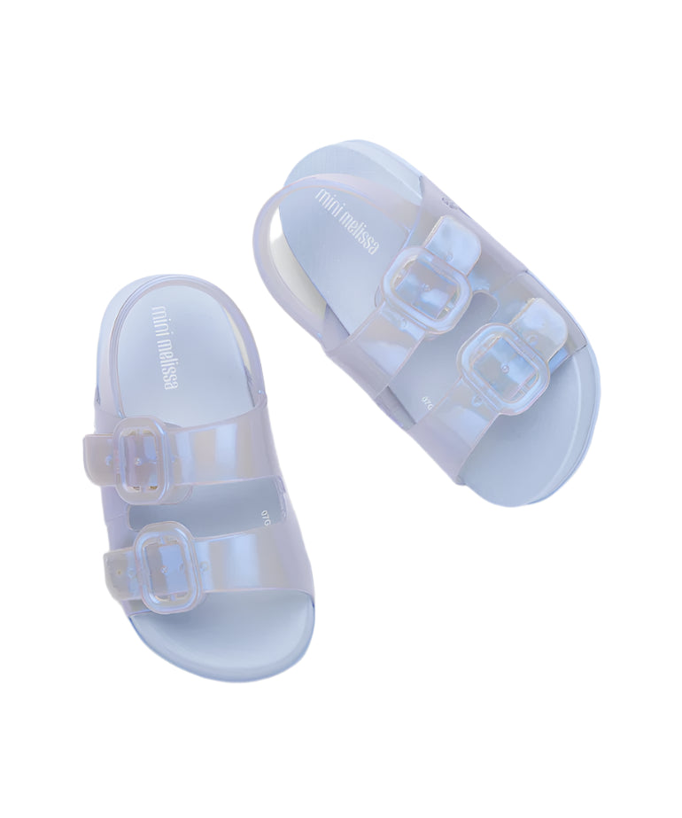 Mini Melissa Mini Melissa Cozy Sandals- Pearly Blue
