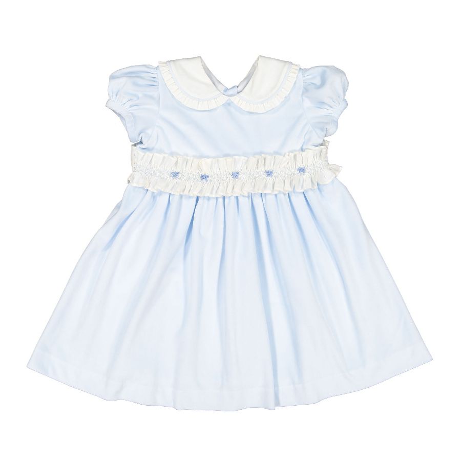 Sal and Pimenta Pastel Blue Velvet Dress