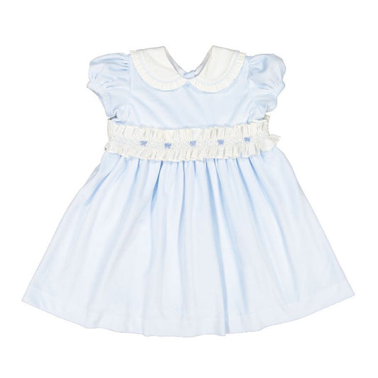 Sal and Pimenta Pastel Blue Velvet Dress