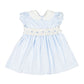 Sal and Pimenta Pastel Blue Velvet Dress