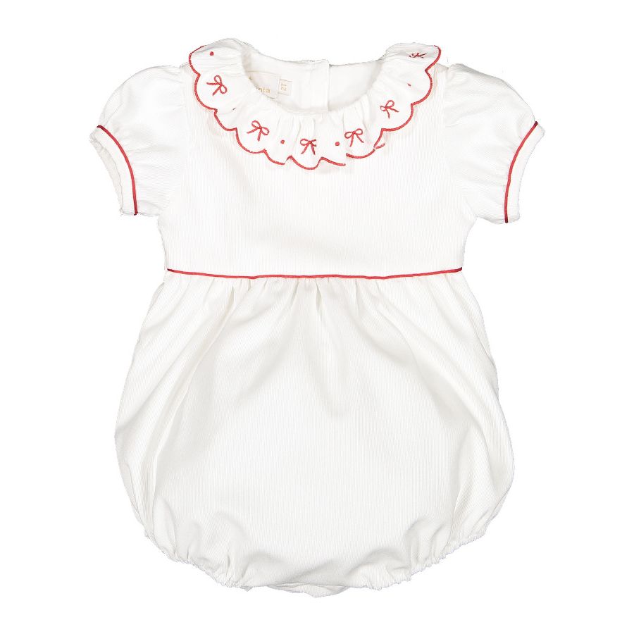 Sal and Pimenta White Christmas Romper