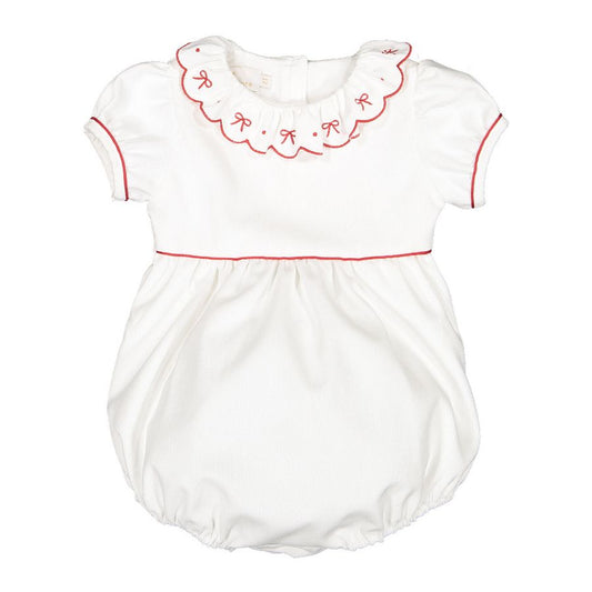 Sal and Pimenta White Christmas Romper