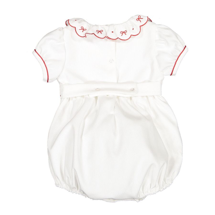 Sal and Pimenta White Christmas Romper