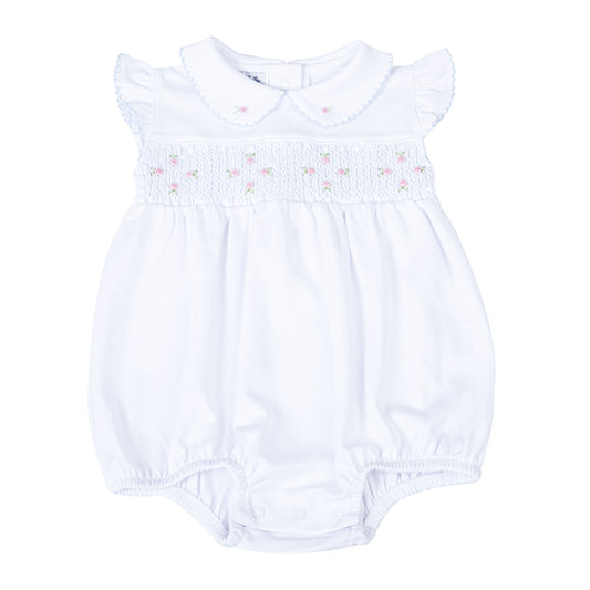 Magnolia Baby Charlotte's Classics Smocked Collared Flutters Bubble