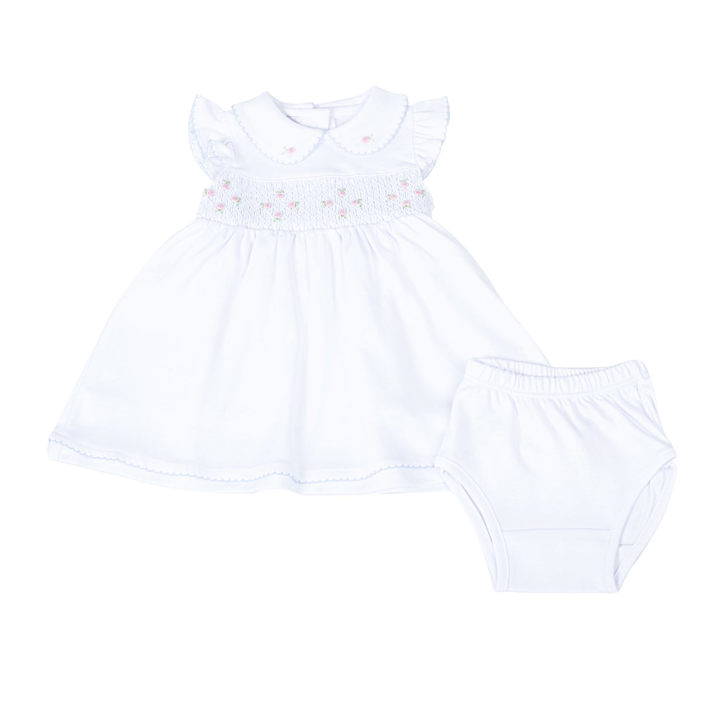 Magnolia Baby Charlotte's Classics Smocked Collared Flutters Dress Set