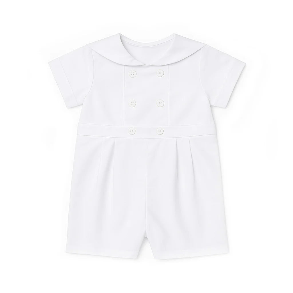 Florence Eiseman Finewale Pique One Piece Shortall