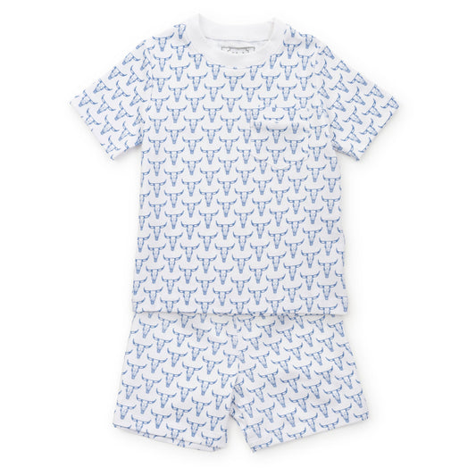 Lila and Hayes Charles Boys' Short Set - Steer