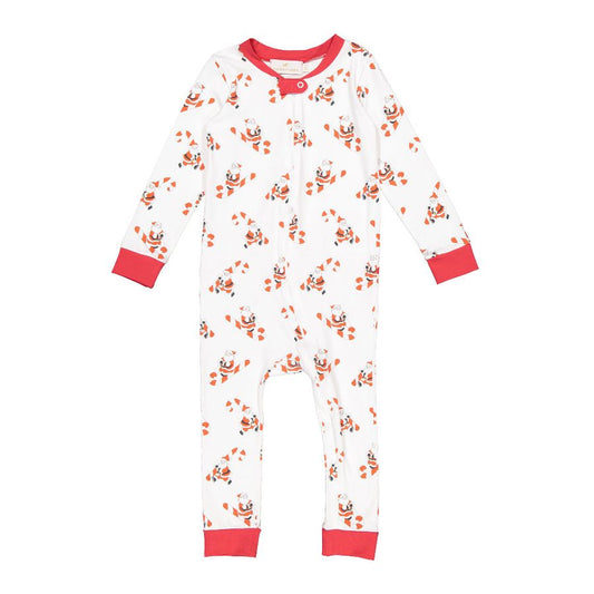 Sal and Pimenta Candy Cane Sleigh Baby Pajamas