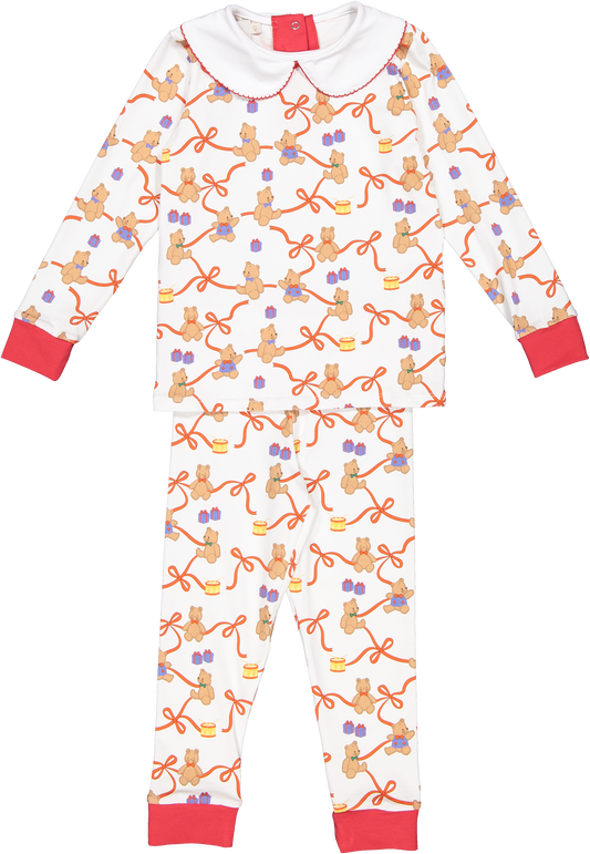 Sal and Pimenta Teddy Trellis Girl Pajamas