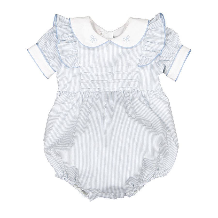 Sal and Pimenta Oxford Blue Romper