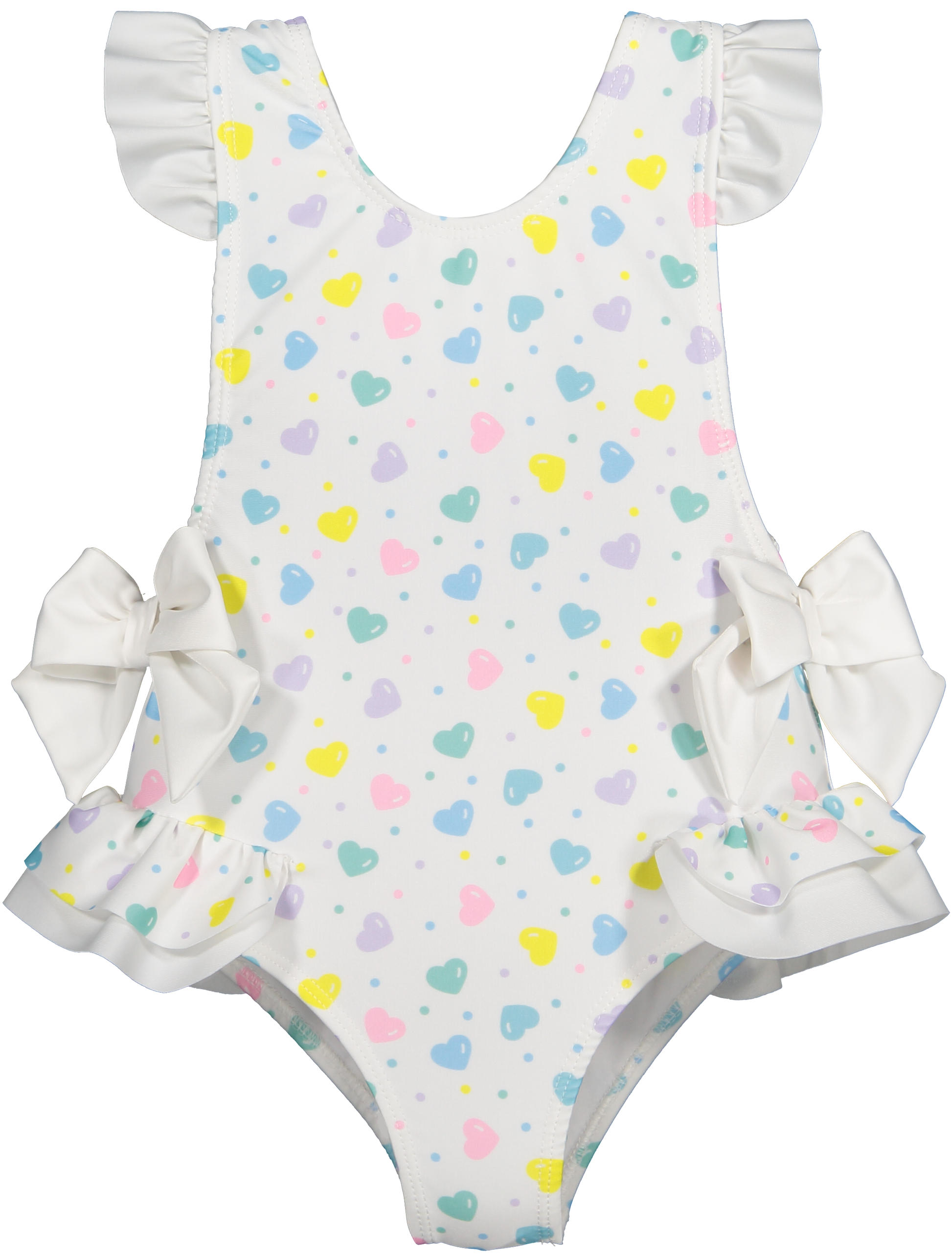 Sal and Pimenta Multicolor Hearts Swimsuit
