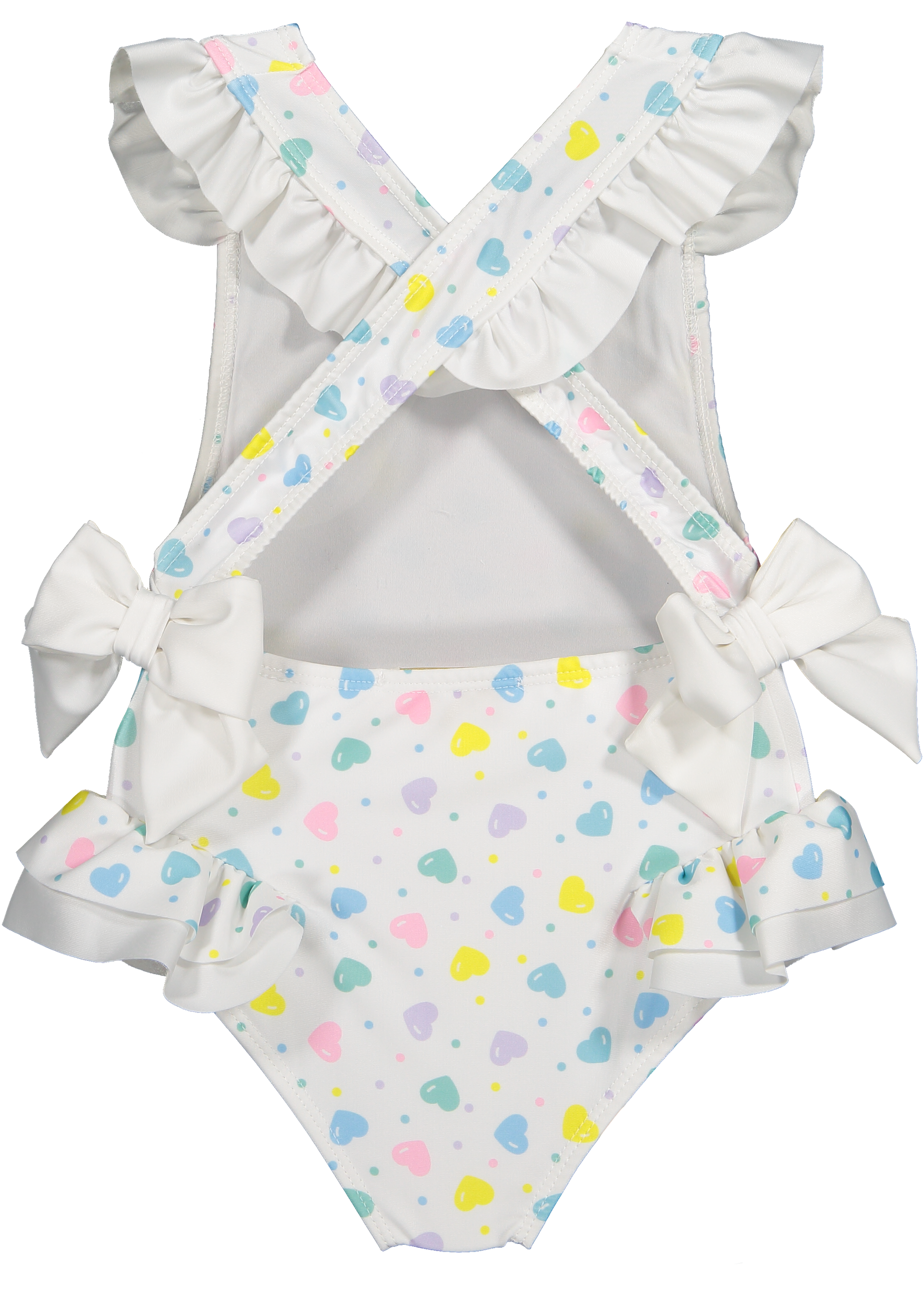 Sal and Pimenta Multicolor Hearts Swimsuit
