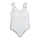Sal and Pimenta Stripes Blue Swimsuit