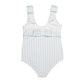 Sal and Pimenta Stripes Blue Swimsuit