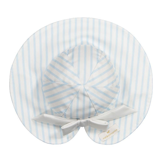 Stripes Blue Lycra Sunny Hat