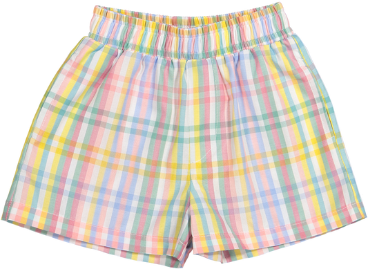 Sal and Pimenta Rainbow Gingham Boy Shorts
