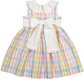 Rainbow Gingham Dress