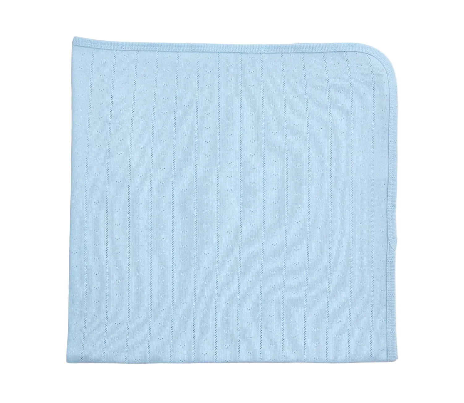 Magnetic Me Magnetic Blanket- Blue Love Lines Pointelle