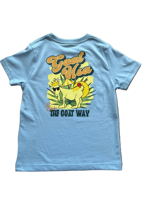 youth The Goat Way T-Shirt - Carolina Blue