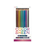 Color Sheen Metallic Colored Pencils- Set of 12