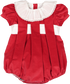 Sal and Pimenta Red Velvet Romper
