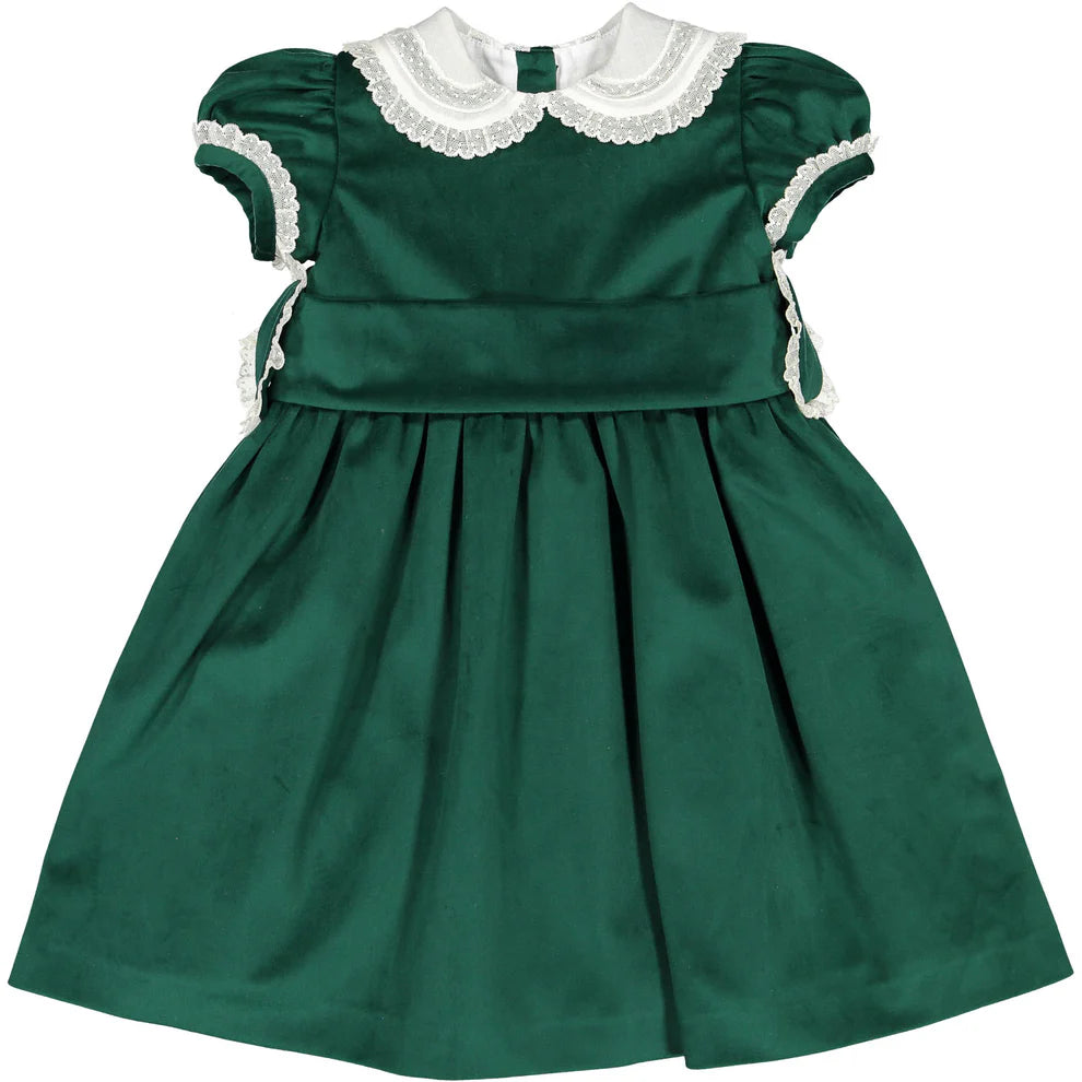Green Velvet Dress