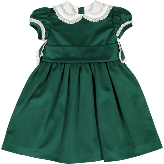 Green Velvet Dress