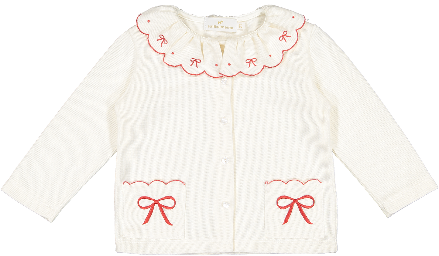Let it Snow Bows Cardigan