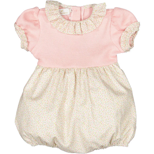 Winter Bloom Pink Romper