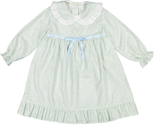 Sal and Pimenta Winter Bloom Blue Nightgown