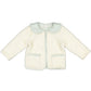 Blue Winter Bloom Fleece Jacket