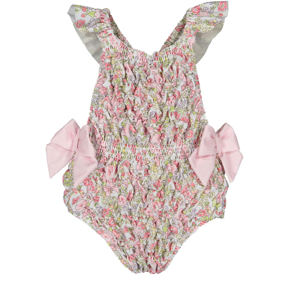 Sal and Pimenta Pink Wonderland Frilled Swimsuit