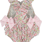 Sal and Pimenta Pink Wonderland Frilled Swimsuit