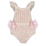 Sal and Pimenta Romantic Floral Frilled Swimsuit