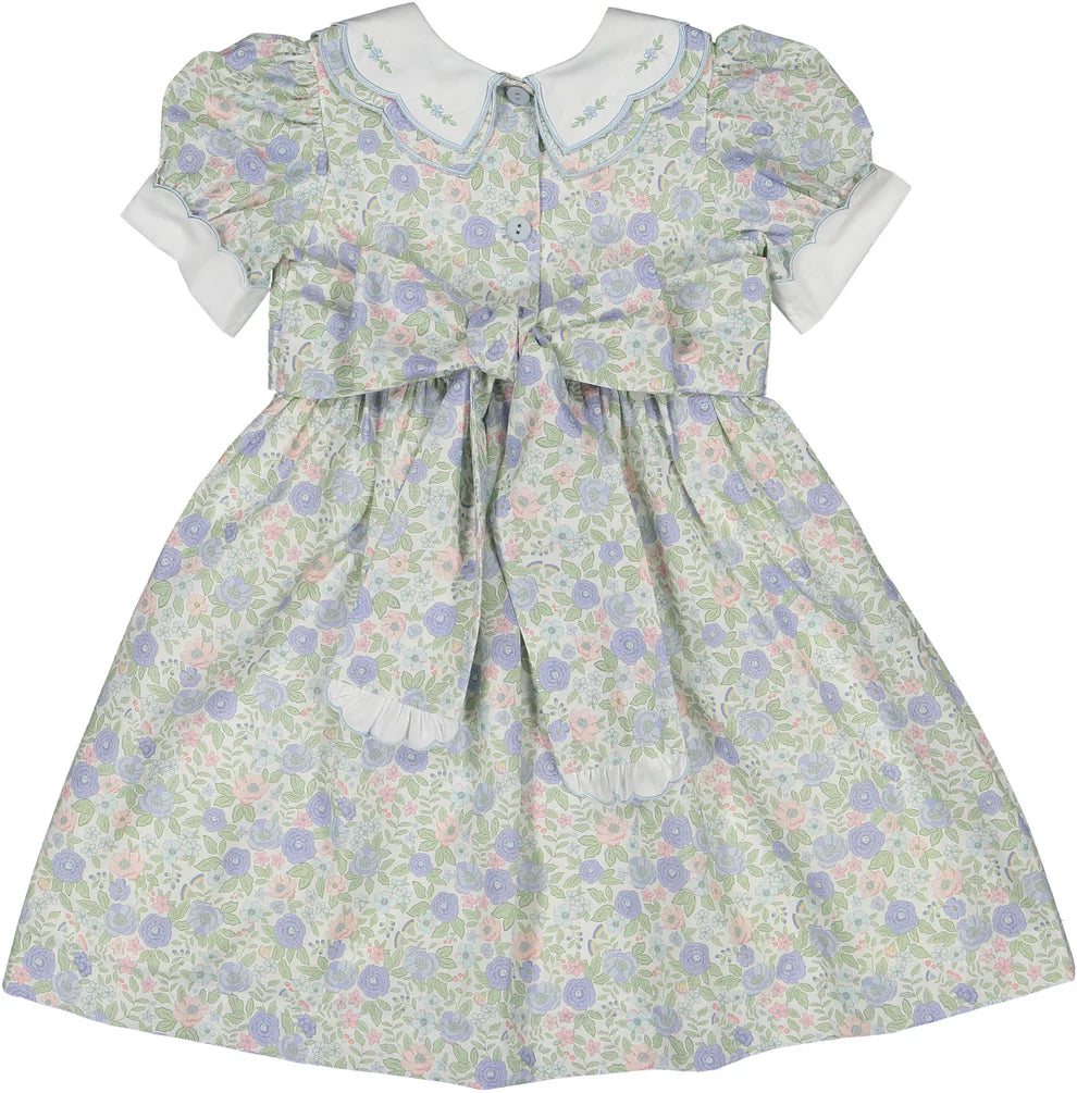 Sal and Pimenta Blue Floral Dress
