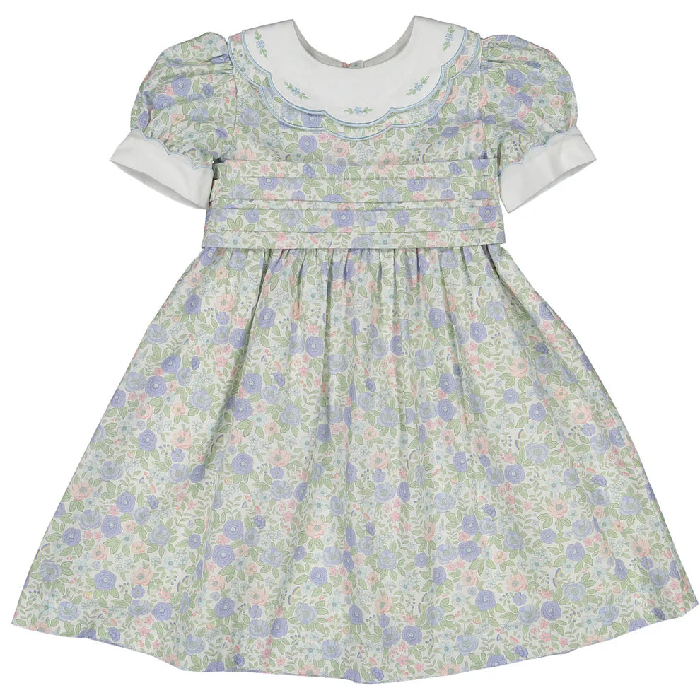 Sal and Pimenta Blue Floral Dress