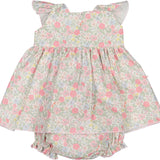 Sal and Pimenta Pink Floral Baby Set
