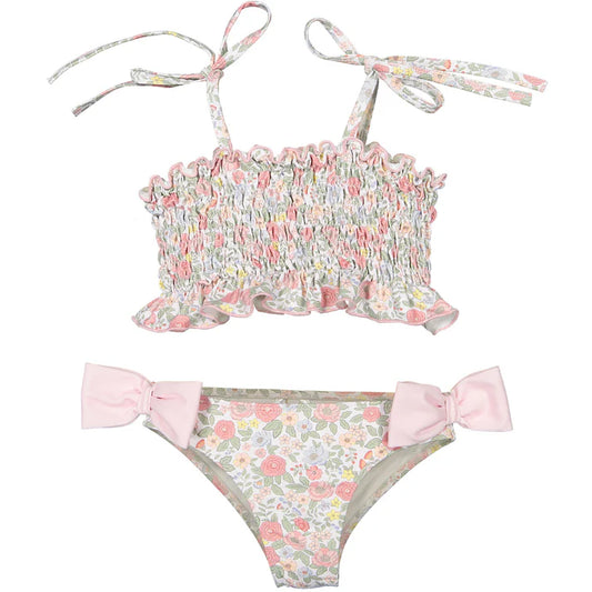 Sal and Pimenta Pink Floral Bikini