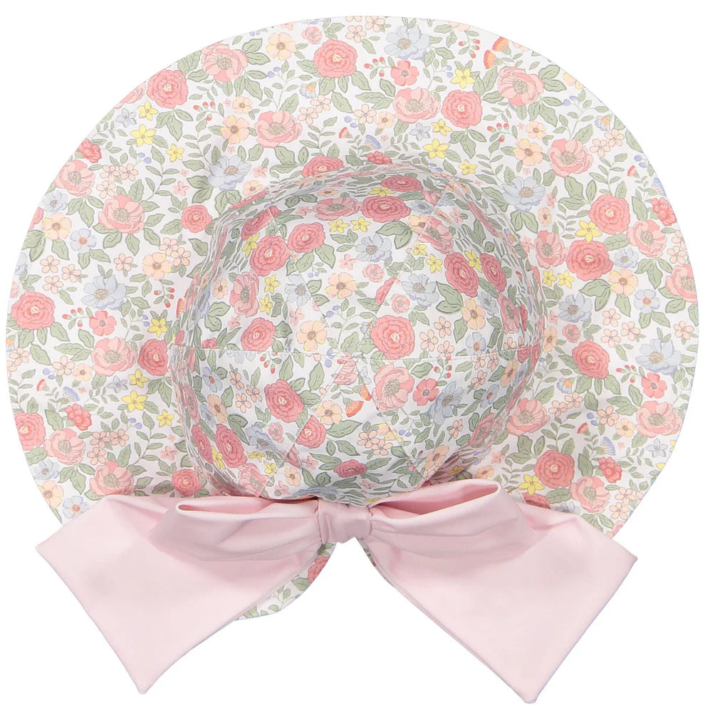 Sal & Pimenta Pink Floral Lycra Sunny Hat