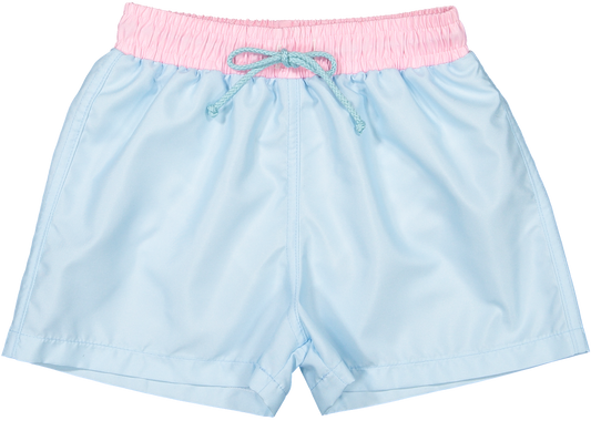 Sal & Pimenta Pink Floral Swim Trunks