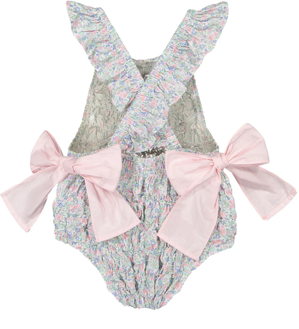 Lily Cotton Frilled Swimsuit